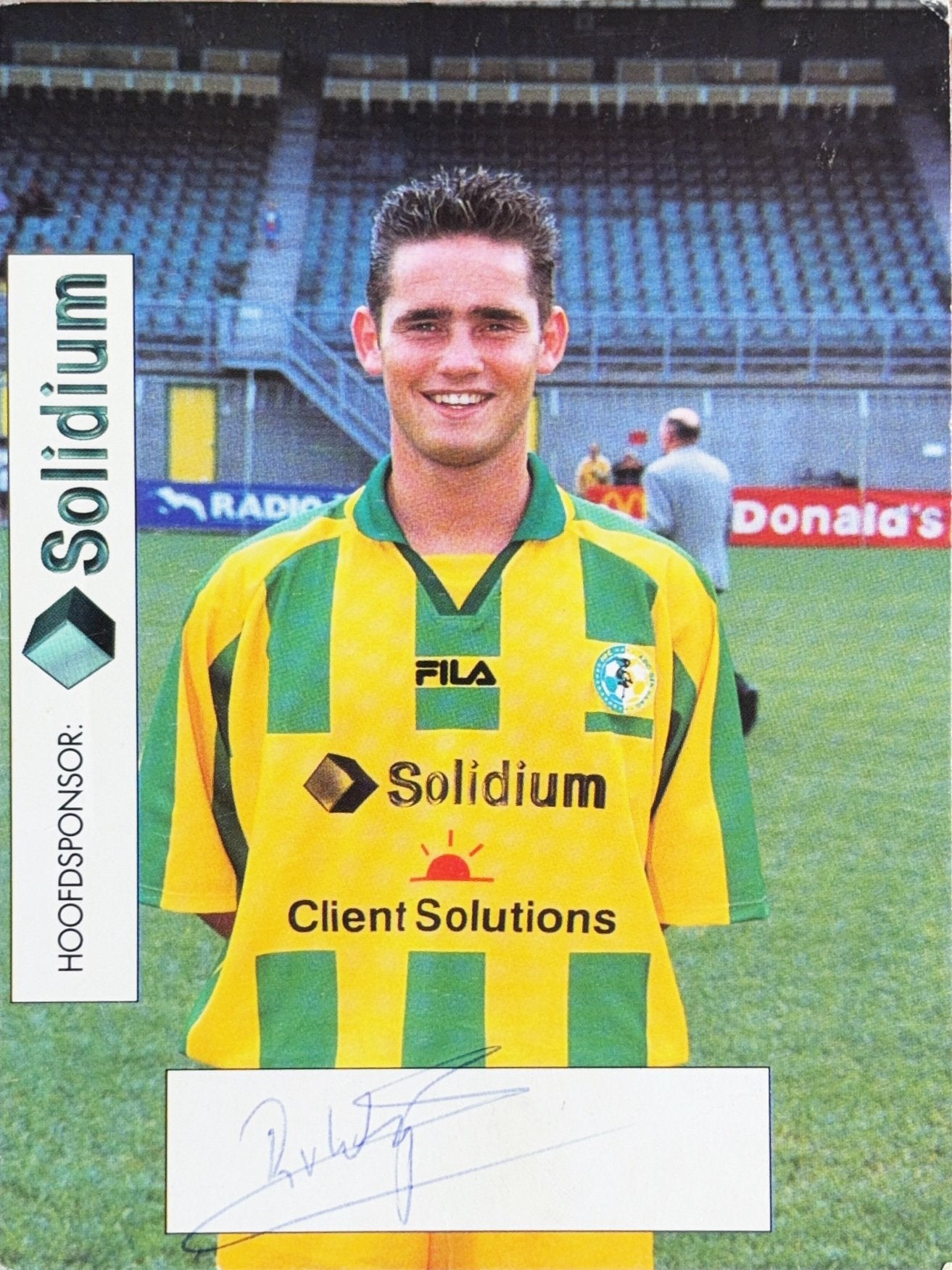 Spelerskaart Robbert van Wijk - FC Den Haag - 1999/2000, Verzamelen, Sportartikelen en Voetbal, Ophalen of Verzenden, Zo goed als nieuw