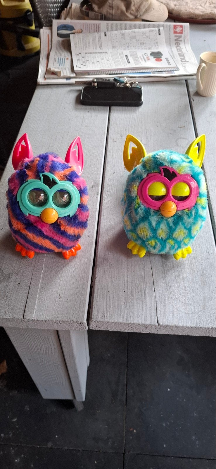 2x hasbro furby  met geluid en beweging, Ophalen of Verzenden