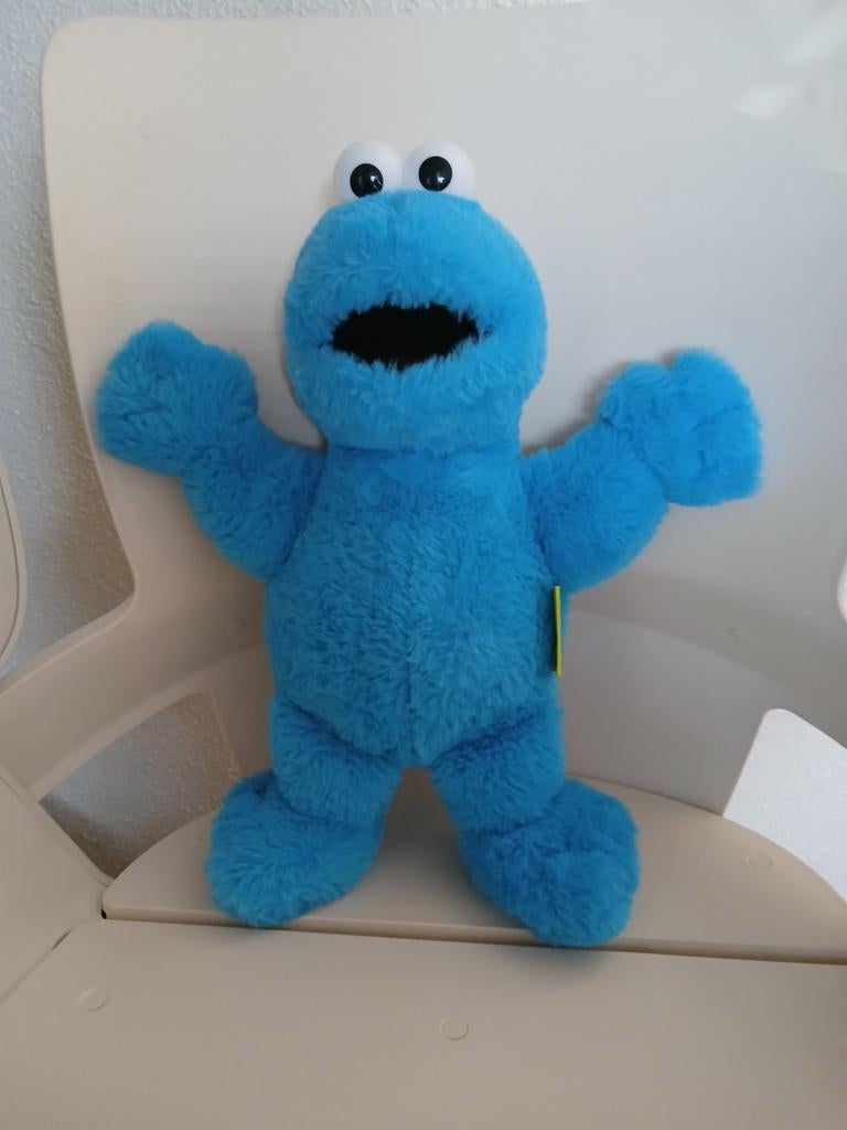 Sesamstraat Koekiemonster knuffel, Kinderen en Baby's, Speelgoed | Knuffels en Pluche, Ophalen of Verzenden, Zo goed als nieuw