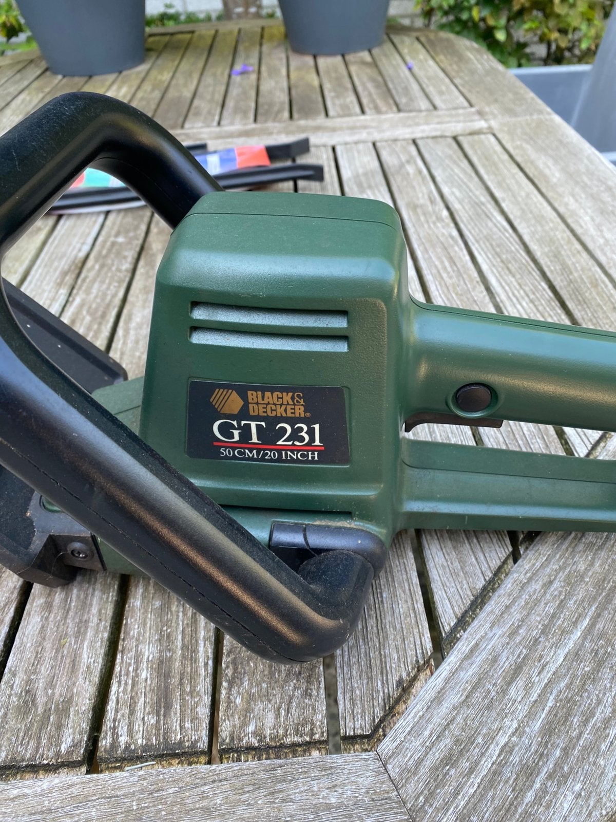 Black & Decker stekker heggenschaar GT231, Ophalen, Zo goed als nieuw, Elektrisch