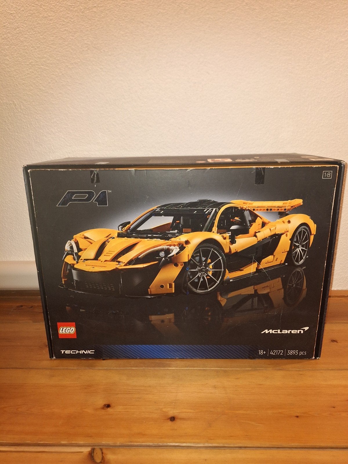 LEGO Technic 42172 McLaren P1 met doos en instructieboekje, Ophalen, Inclusief instructies, Lego, Zo goed als nieuw