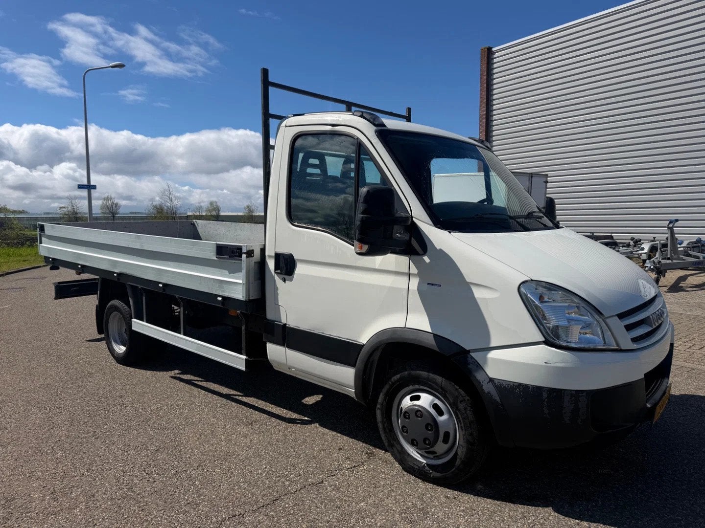 Iveco Daily 50C18 3.0L Openlaadbak Trekhaak Cruisecontrol, Auto's, Gebruikt, 4 cilinders, Iveco, Wit