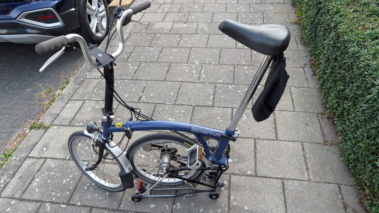 Foto 4 van Brompton vouwfiets - Recent onderhouden, nieuwe binnenbanden
