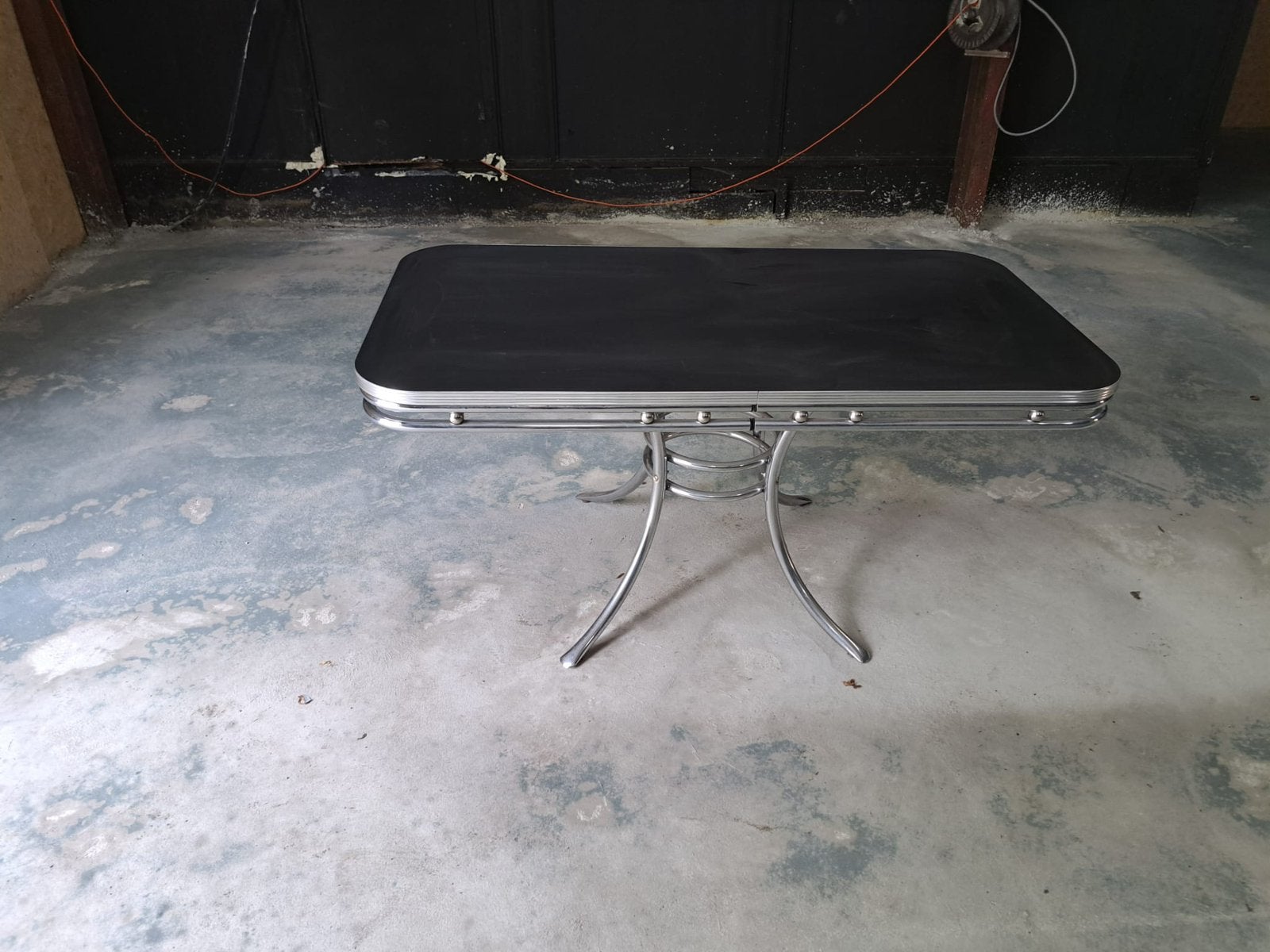 Mooie jaren 50/60 tafel, Huis en Inrichting, Tafels | Salontafels, Ophalen of Verzenden, Rechthoekig, 50 tot 100 cm