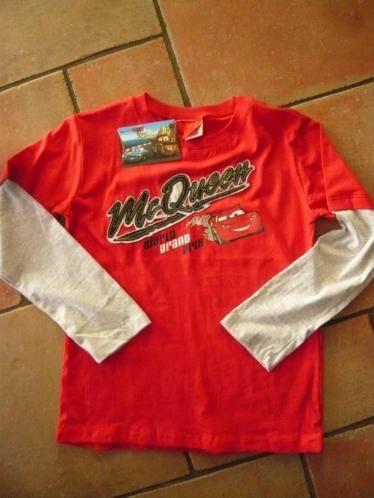 nieuw shirt / longsleeve cars maat 128 / 134, Ophalen of Verzenden, Nieuw, Jongen, Shirt of Longsleeve