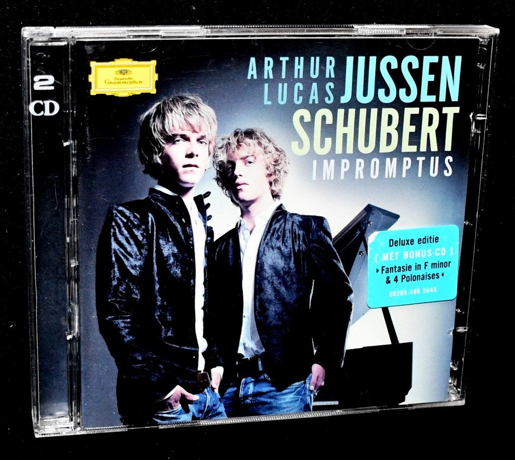 Arthur & Lucas Jussen - Schubert - Impromptus (Deluxe Editie, Cd's en Dvd's, Cd's | Klassiek, Verzenden, Classicisme, Zo goed als nieuw