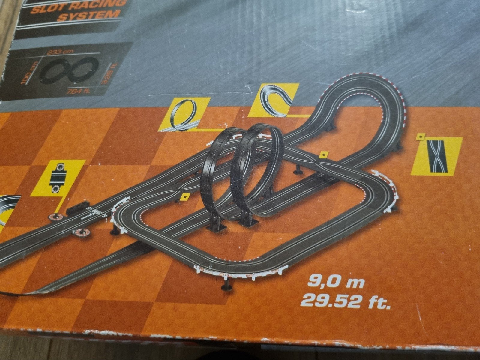 Carrera GO!!! Speed Lap Racebaan - 9.0m met Looping, Racebaan, Carrera, Ophalen of Verzenden, Zo goed als nieuw
