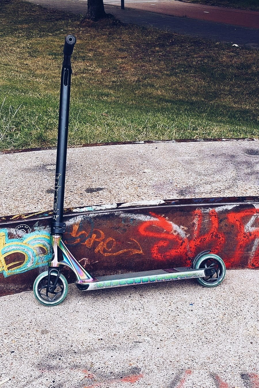 Stuntstep Blunt Envy Prodigy_X Oilslick, Fietsen en Brommers, Steps, Zo goed als nieuw, Ophalen of Verzenden