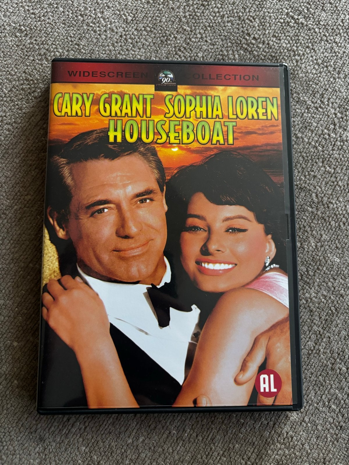 Houseboat DVD - Cary Grant & Sophia Loren Klassieker, Alle leeftijden, Nederlands, Ophalen of Verzenden, Gebruikt