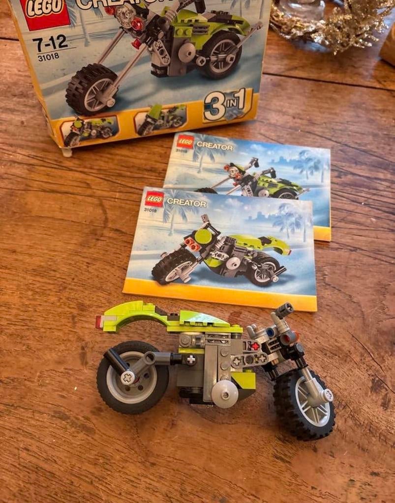 Lego Creator 31018: 3-in-1 Motorfiets (compleet), Gebruikt, Lego, Ophalen of Verzenden, Compleet