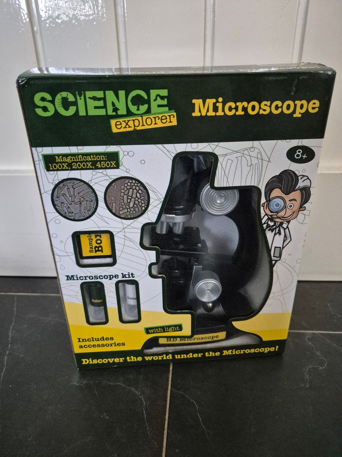 Science Explorer Microscoop - Ontdek de wereld!, Ophalen of Verzenden, Zo goed als nieuw, Minder dan 400x, Biologische microscoop
