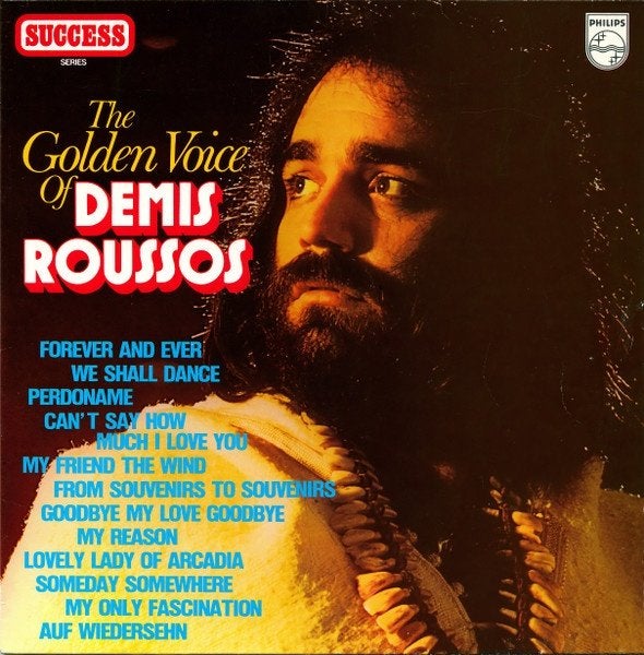 LP Demis Roussos – The Golden Voice Of Demis, Cd's en Dvd's, Vinyl | Pop, Ophalen of Verzenden, 12 inch, LP