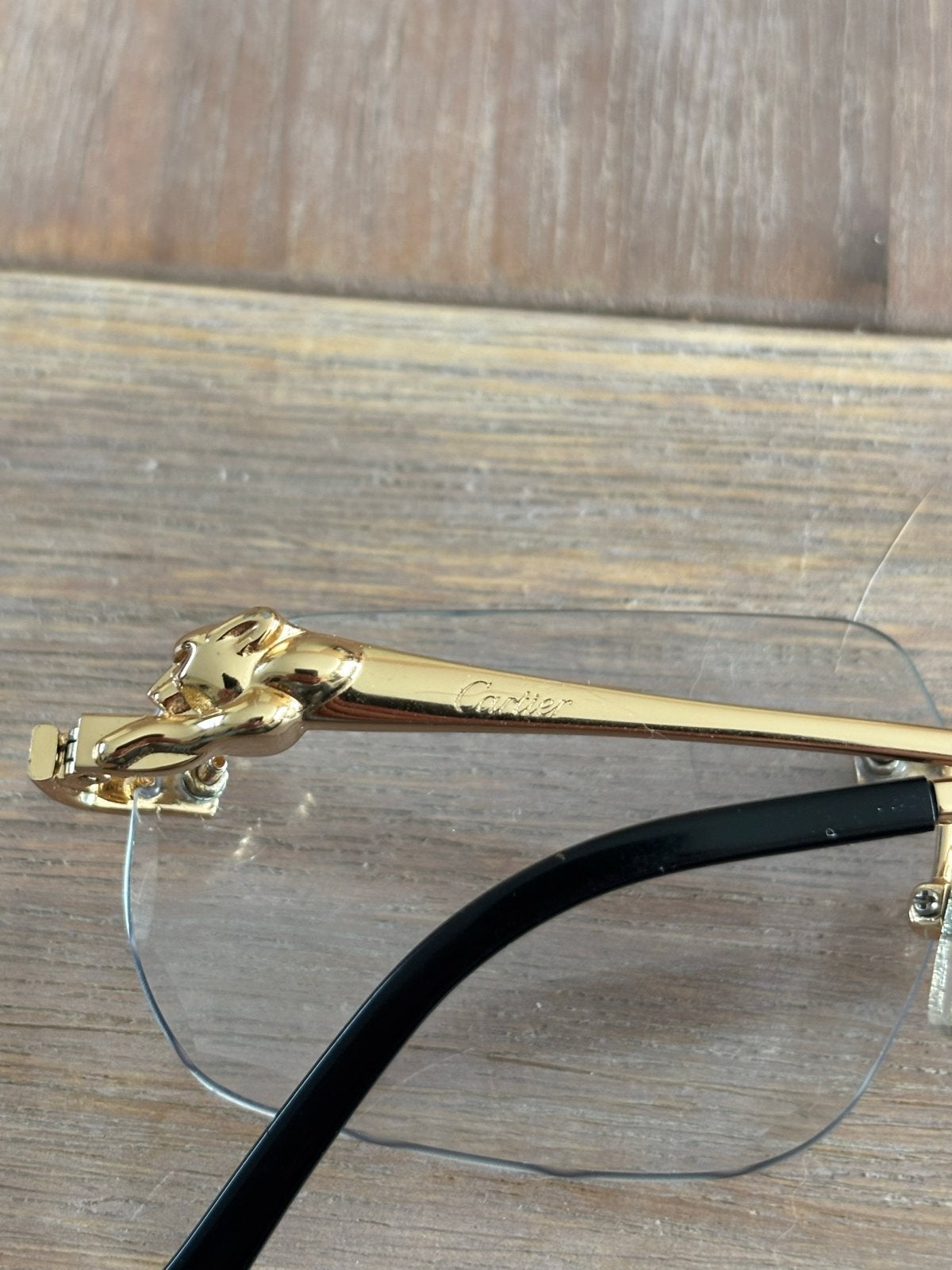 Cartier Panthere Bril - Gouden Montuur, Overige merken, Gebruikt, Overige kleuren, Verzenden