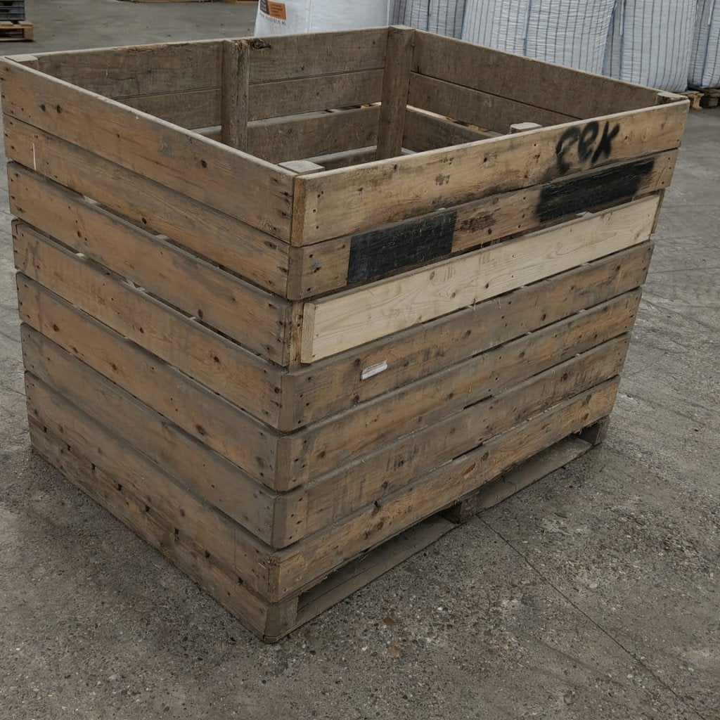 Gebruikte aardappelkisten 2 kuub - 160x120x123 cm, Doe-het-zelf en Verbouw, Ophalen, Gebruikt, 100 cm of meer, 60 cm of meer