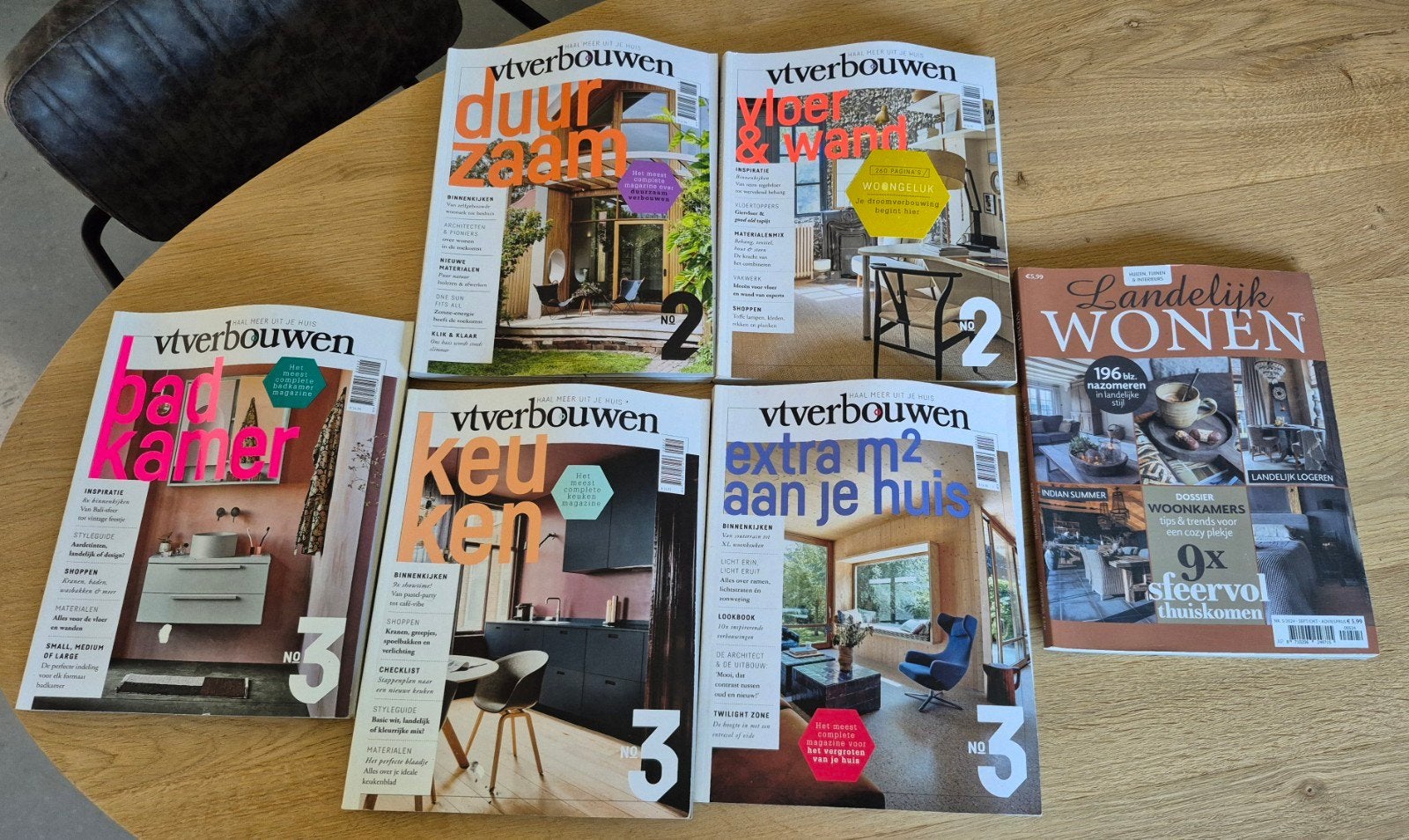 Vtverbouwen en Landelijk Wonen tijdschriften - 6 stuks, Boeken, Tijdschriften en Kranten, Ophalen of Verzenden, Gelezen, Overige typen