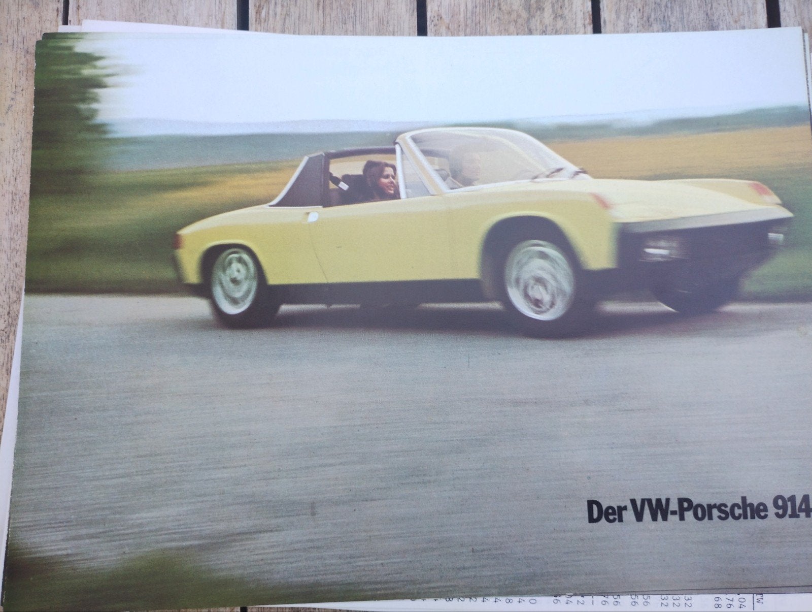 VW-Porsche 914 Brochure - Zeldzaam Collectors Item, Volkswagen AG / Porsche, Nieuw, Ophalen of Verzenden, Porsche