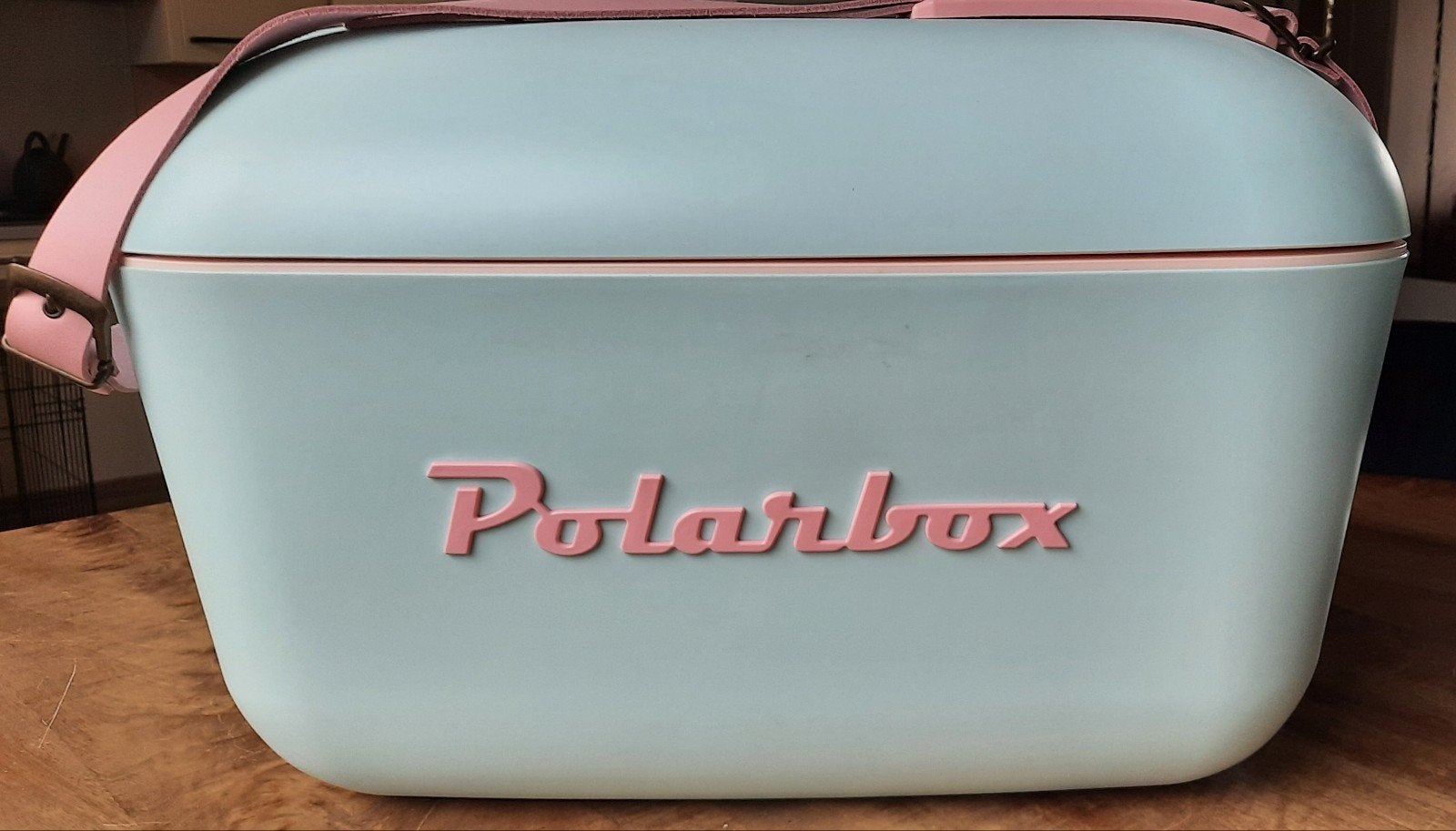 Polarbox = koelbox = Mint met lichtroze hengsel = nieuw, Caravans en Kamperen, Ophalen, Nieuw, Koelelement