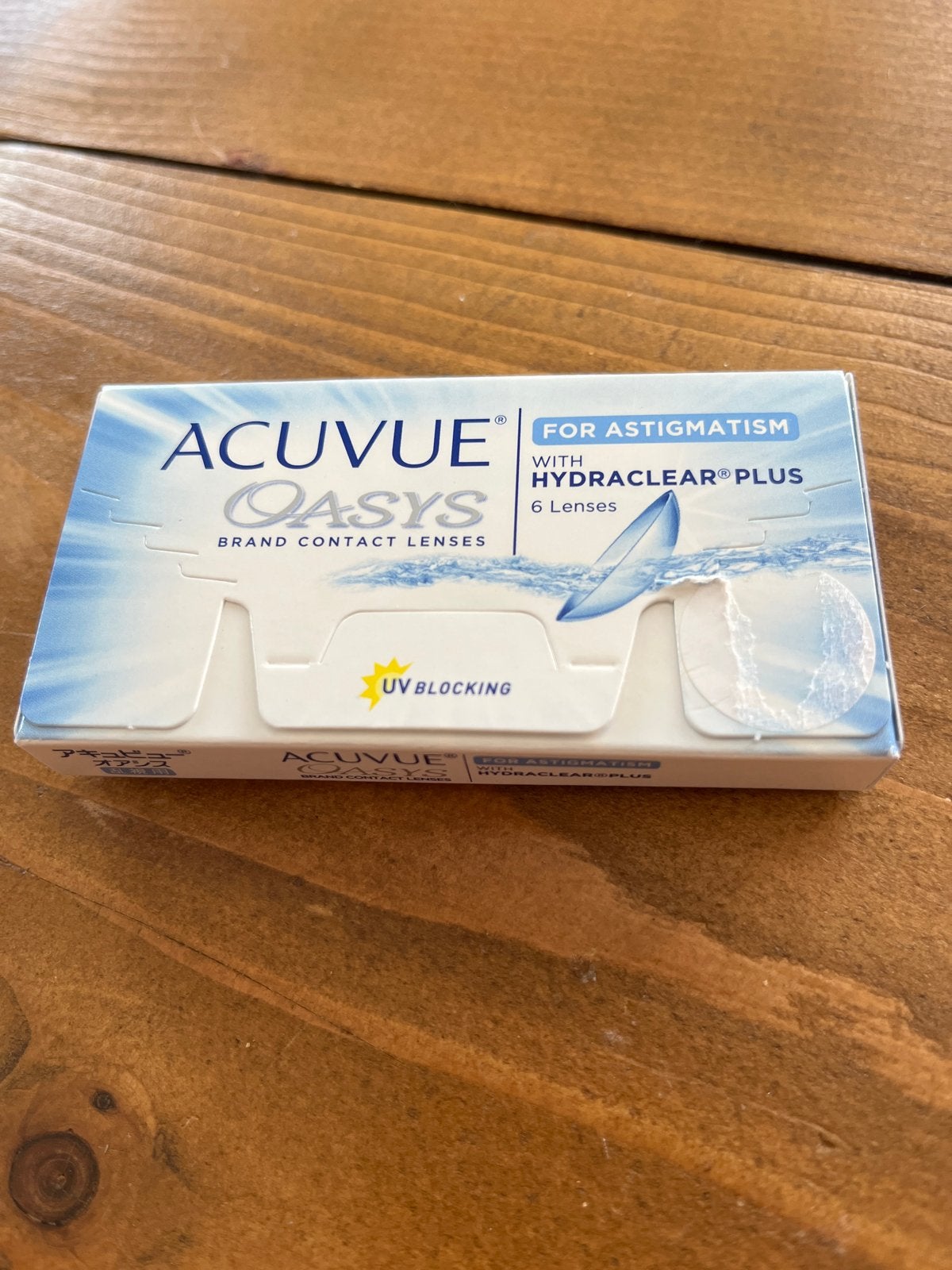 Acuvue Oasys contactlenzen voor astigmatisme (6 lenzen), Ophalen of Verzenden, Nieuw