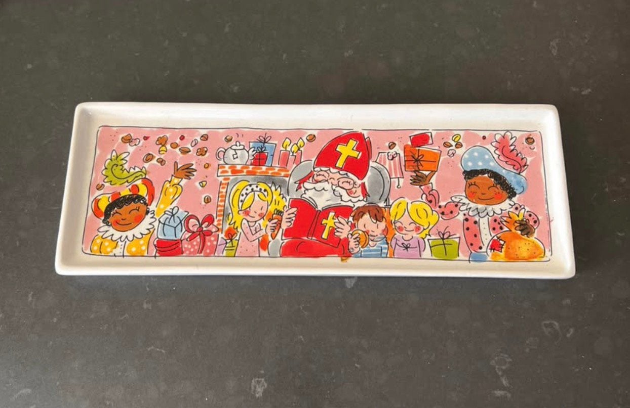 Blond Amsterdam Sint cakeschaal, Ophalen of Verzenden, Nieuw, Aardewerk
