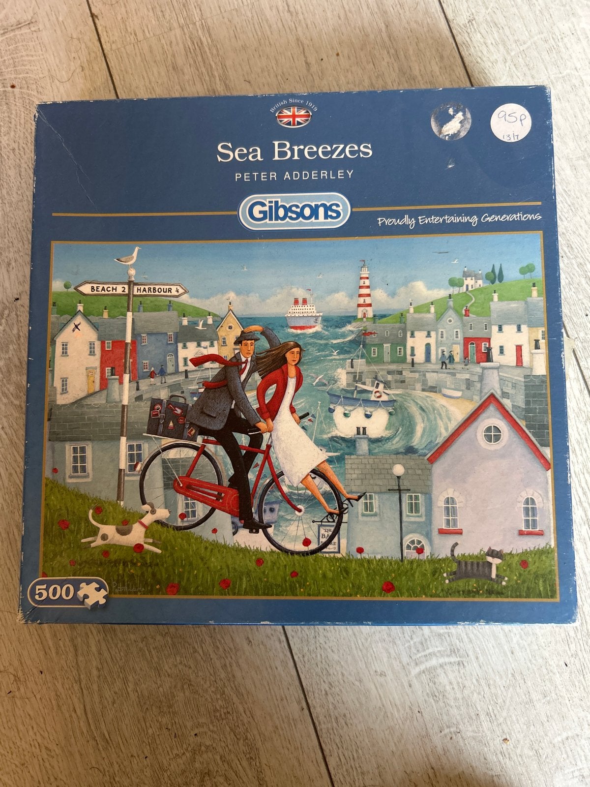 Gibsons Sea Breezes 500 stukjes legpuzzel, Ophalen, Minder dan 500 stukjes, Gebruikt, Legpuzzel