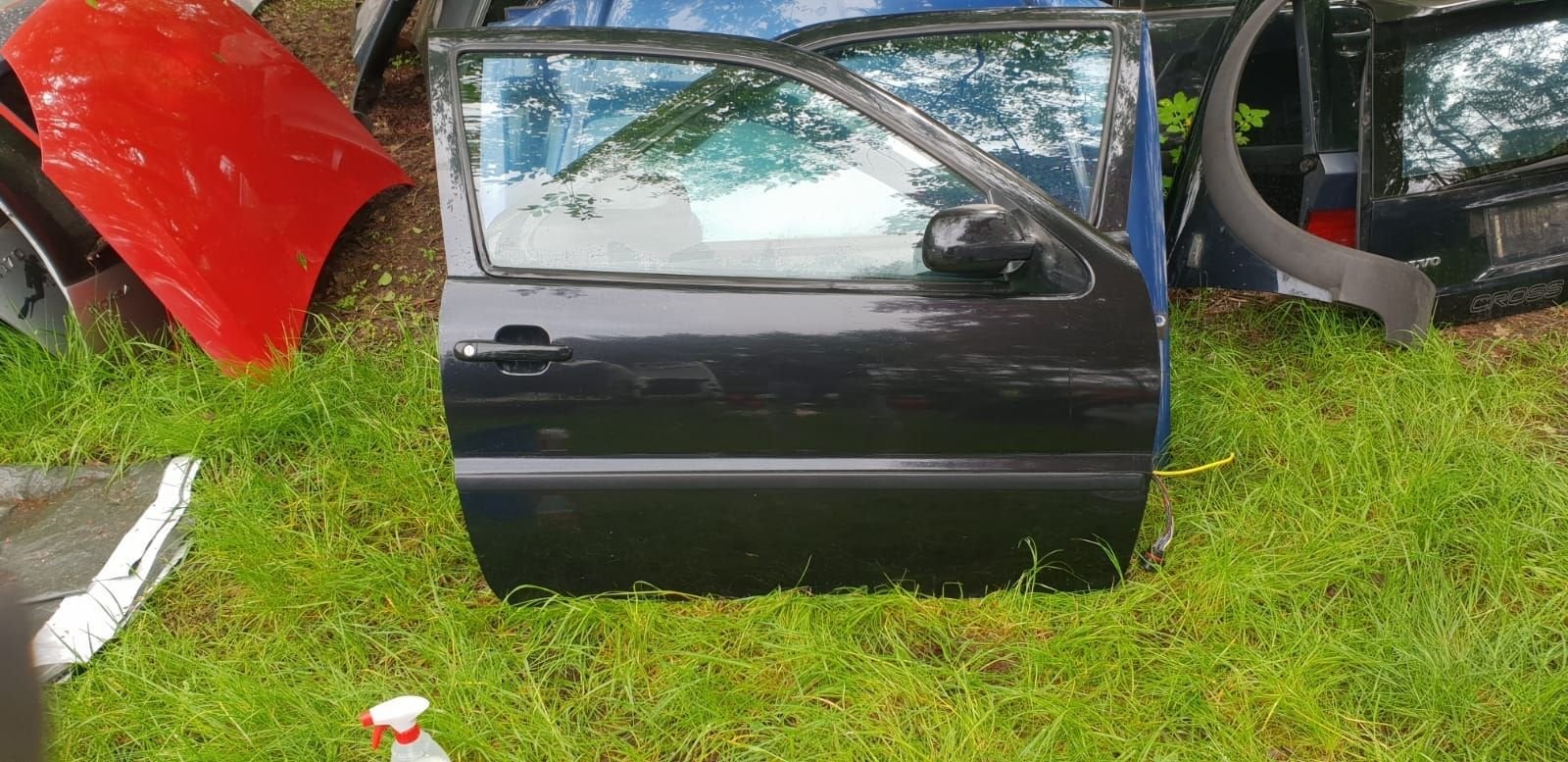 VW POLO PORTIER RECHTS BJ 95 TOT 2002, Gebruikt, -, Deur, -