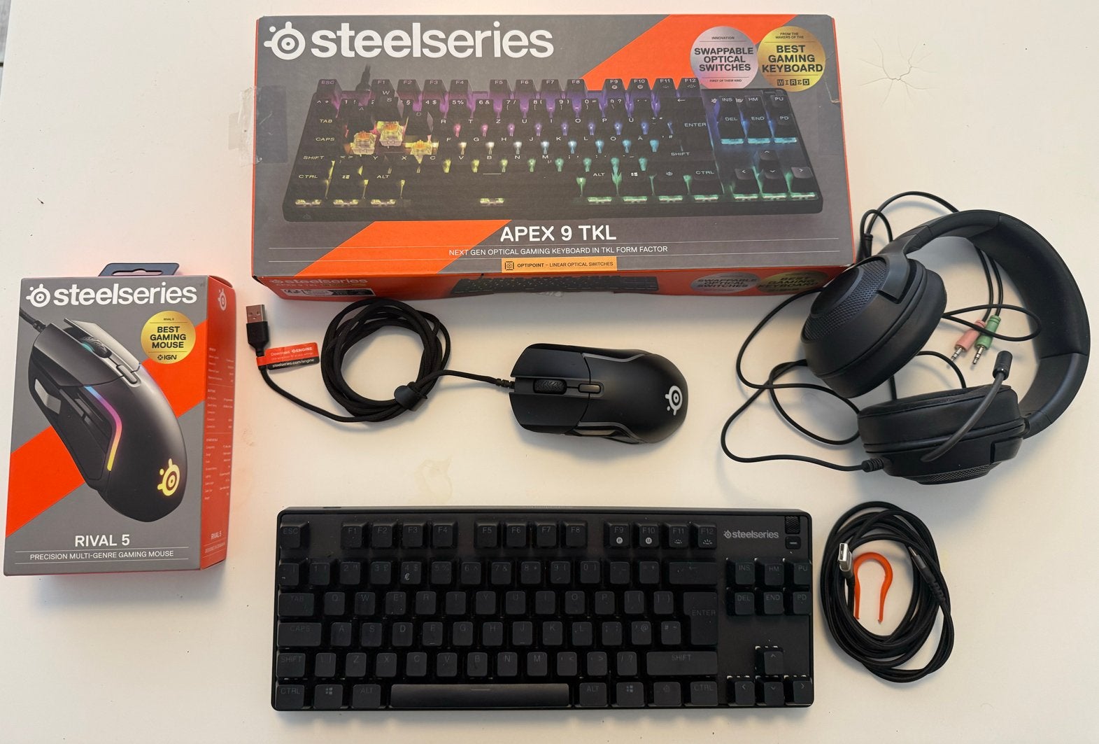 Gaming Bundle SteelSeries & Razer, Ophalen, Zo goed als nieuw, Steelseries