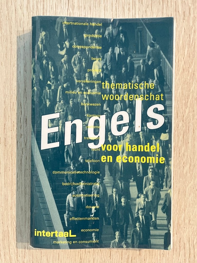 Woordenboek/Studieboek : "Engels voor handel en economie", Zo goed als nieuw, Intertaal, Beta, HBO