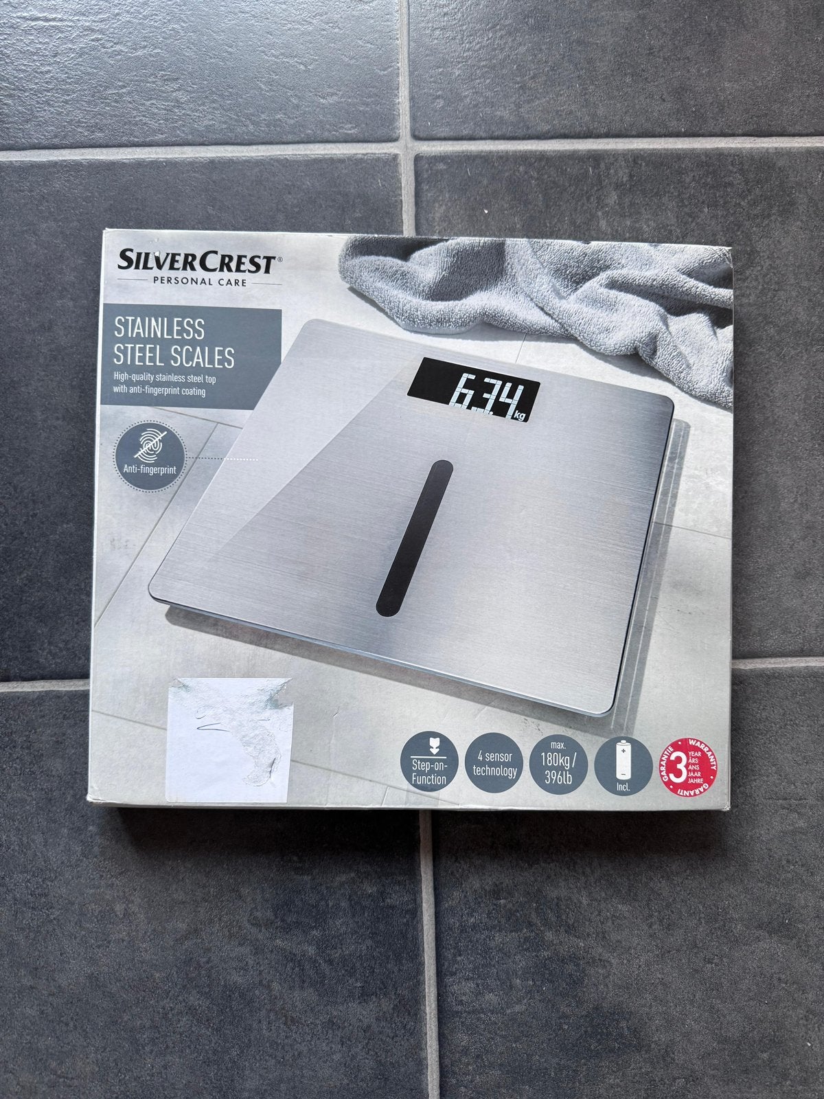 Silver Crest digitaal weegschaal, Ophalen of Verzenden, Zo goed als nieuw, Douche