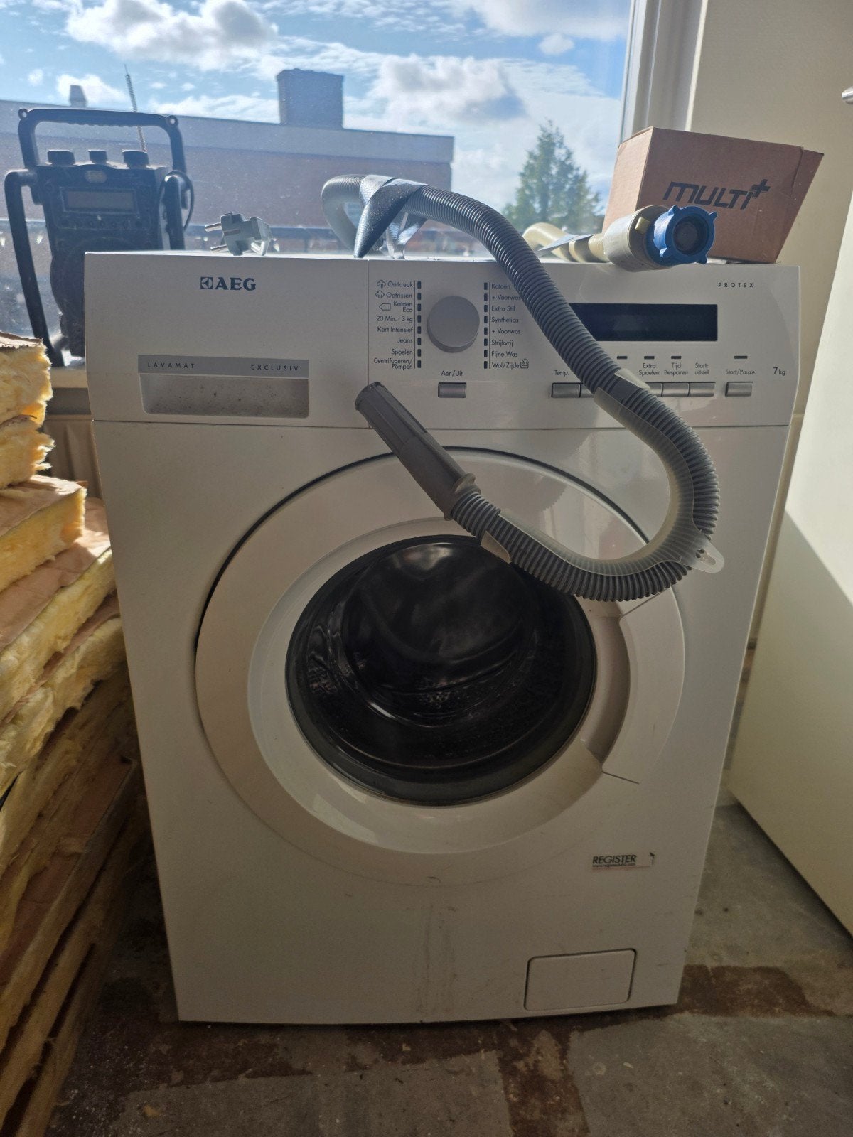 AEG Lavamat Exclusiv Protex 7kg Wasmachine, Witgoed en Apparatuur, Ophalen, Gebruikt, Voorlader, 85 tot 90 cm