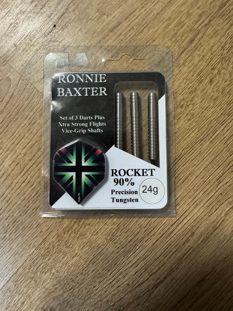 Nieuwe Ronnie Baxter Rocket Darts 24g - Ongebruikt, ., Ophalen of Verzenden, Pijlen, .