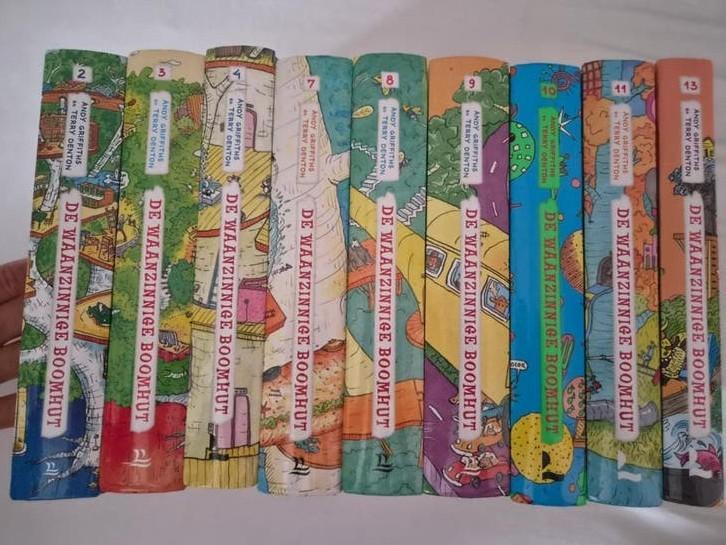 De Waanzinnige Boomhut - Deel 2, 4, 7 t/m 11 en 13, Ophalen of Verzenden, Gelezen, Andy Griffiths en Terry Denton, Fictie