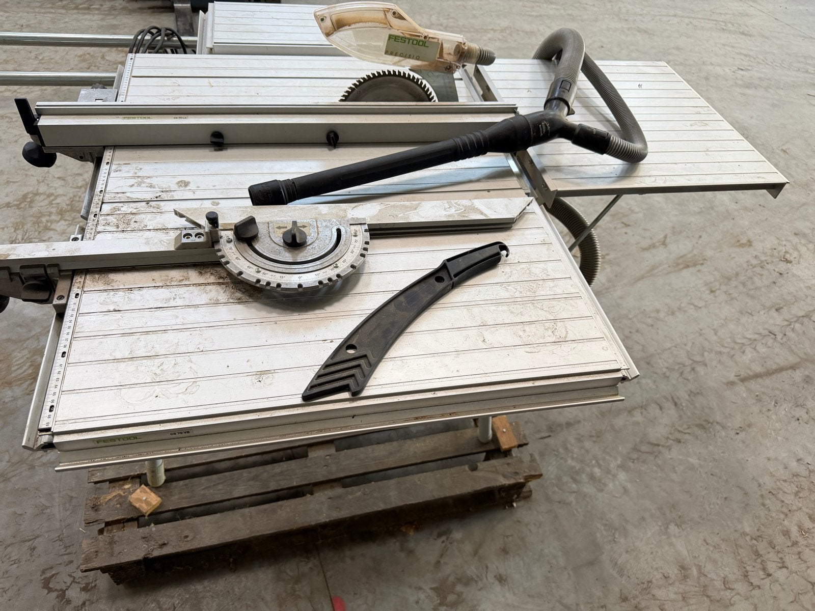 Festool Precisio CS 70 EB Zaagtafel - Gebruikt, Ophalen, Gebruikt, Cirkelzaag, 70 mm of meer