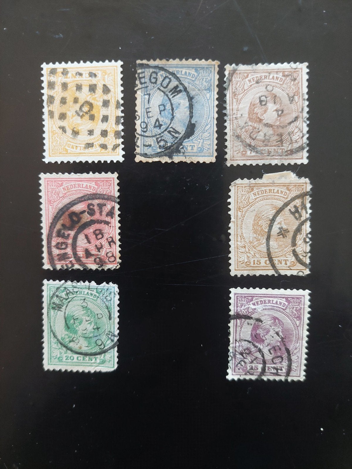 Koningin Wilhelmina 1891-1894 gebruikt., Verzenden, T/m 1940, Gestempeld