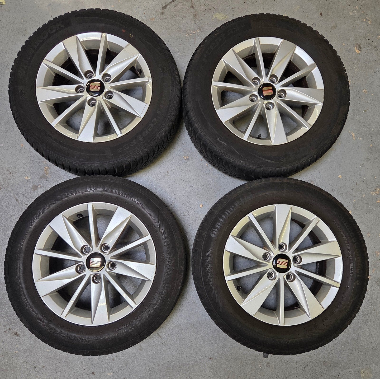 Seat velgen, Auto-onderdelen, Banden en Velgen, Ophalen, Gebruikt, 15 inch, Banden en Velgen