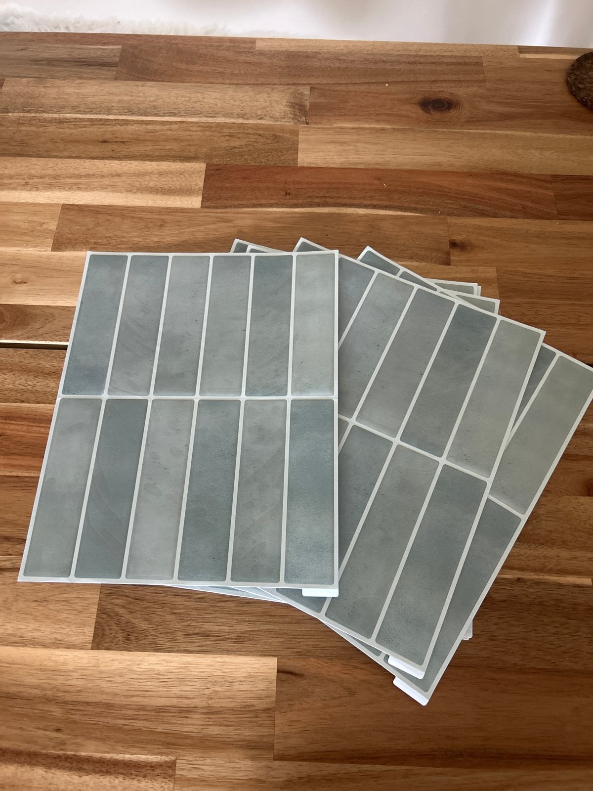 27 Plaktegels 29x23 cm voor 1,8m2 - Grijs/Blauw, Overige materialen, Wandtegels, Nieuw, Ophalen of Verzenden