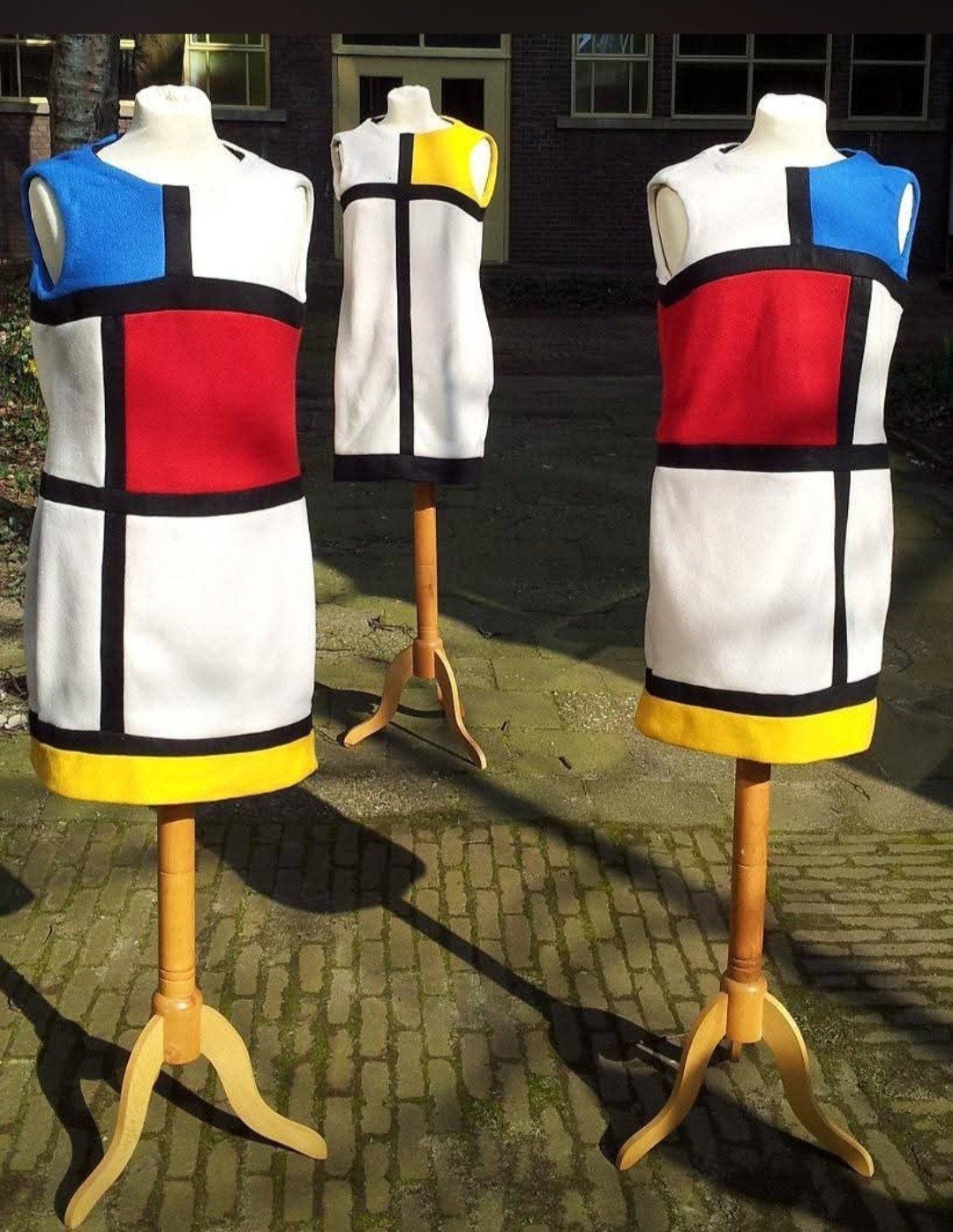 Mondriaan jurkjes maat M, Ophalen of Verzenden, Gebruikt, Overige typen