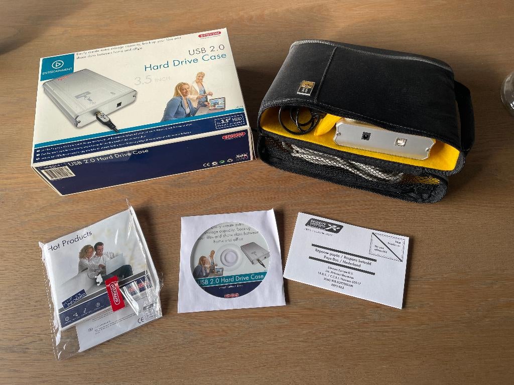 Externe Harddrive case / enclosure - Harde schijf - Draagtas, Gebruikt, HDD, Desktop, 300GB