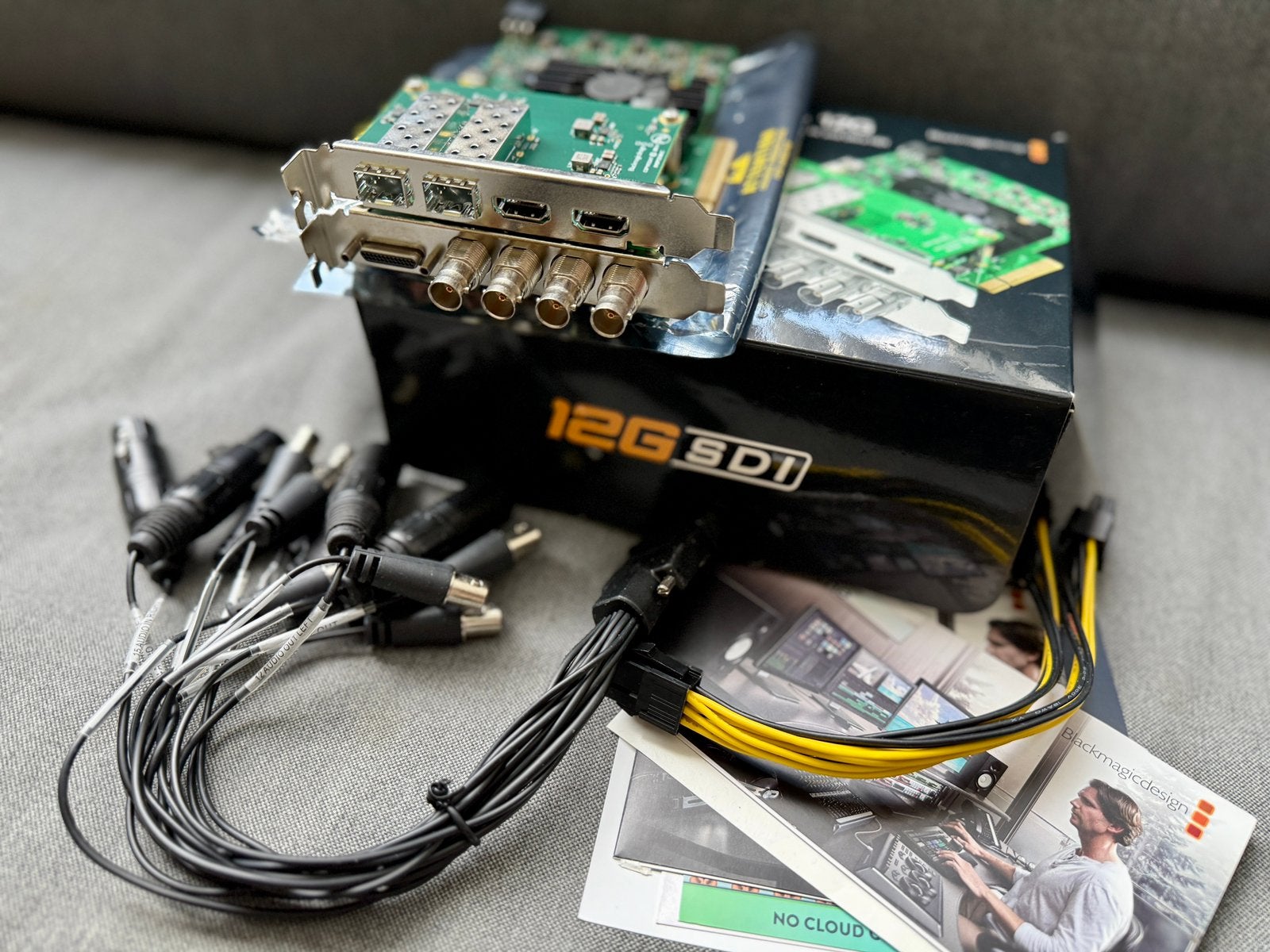 Blackmagic Design DeckLink 4K Extreme 12G – Nieuw in doos, Ophalen of Verzenden, Zo goed als nieuw, Zilver, Overige materialen