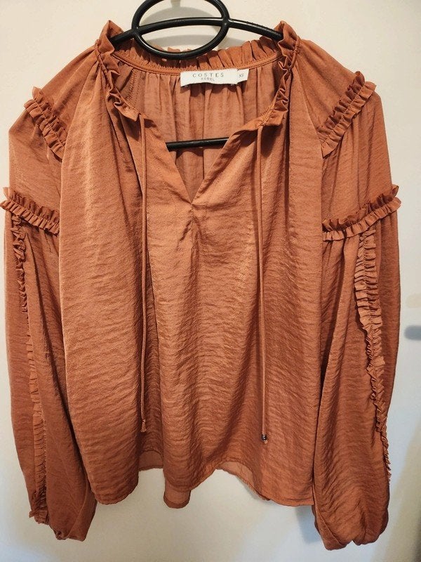 blouse kleur zalm roze, merk costes rebel, Maat 38/40 (M), Costes rebel, Ophalen of Verzenden, Zo goed als nieuw