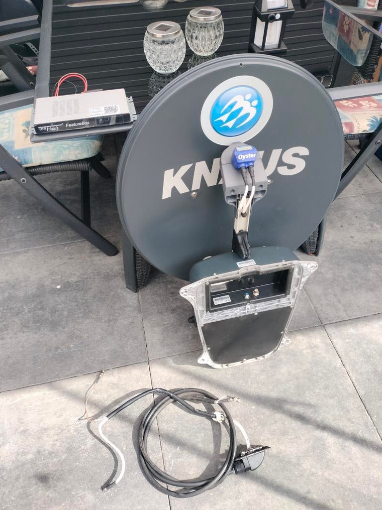 Te koop oyster schotel met app bediening, Audio, Tv en Foto, Schotelantennes, Ophalen, Zo goed als nieuw, (Schotel)antenne, Overige merken