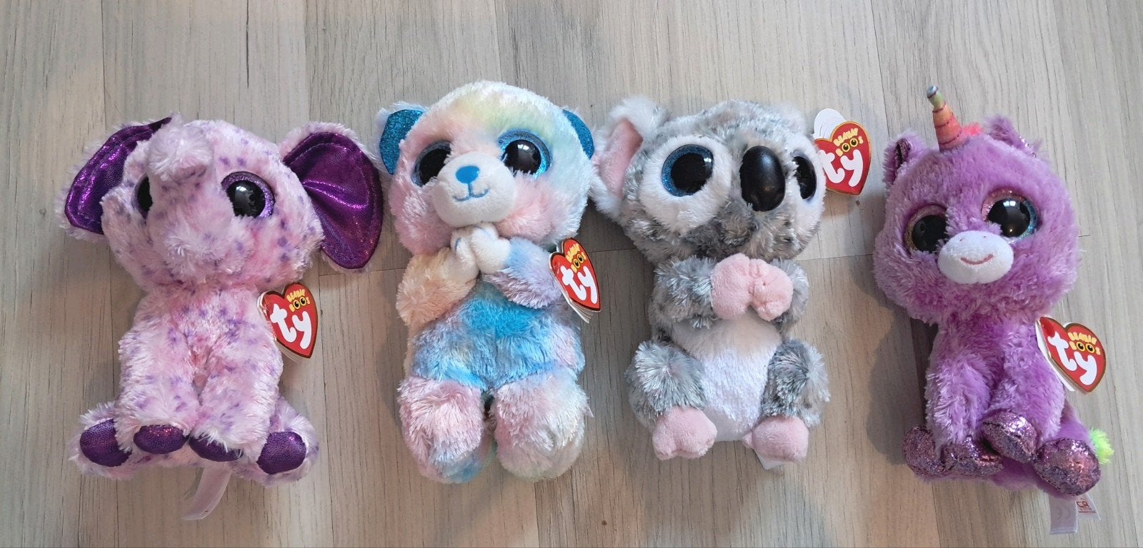 4 verschillende Beany Boos Ty knuffeltjes - NIEUW, Ophalen, Overige karakters, Overige typen, Meerkleurig