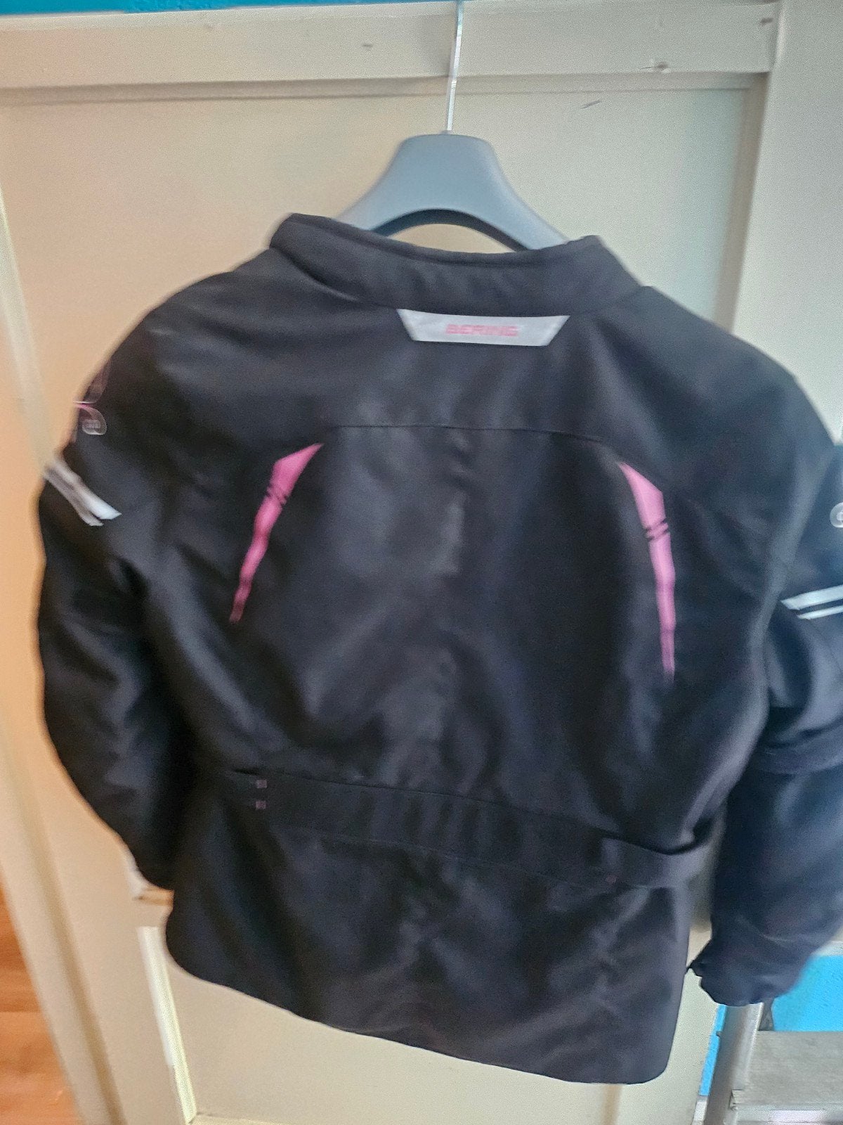 Bering motorjas voor dames - Zwart/Roze, Motoren, Kleding | Motorkleding, Ophalen of Verzenden