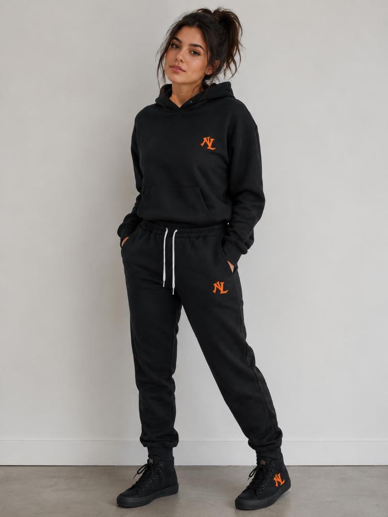 NL Amsterdam Joggingpak, Verzenden, Zwart, Nieuw, Overige maten