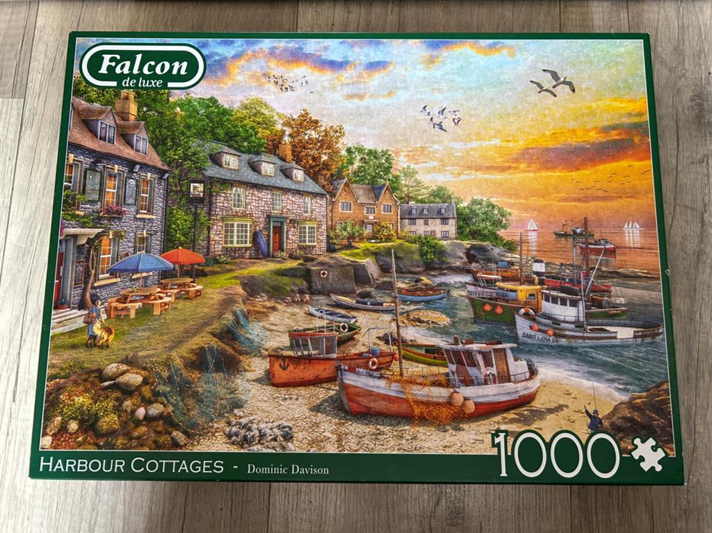 Falcon Harbour Cottages 1000 stukjes, Ophalen, 500 t/m 1500 stukjes, Zo goed als nieuw