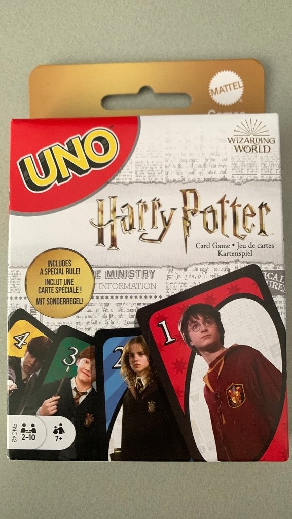 Spelletje Uno Harry Potter, Ophalen of Verzenden, Nieuw