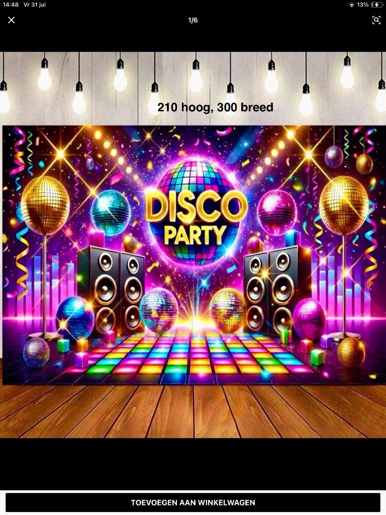 Feestartikelen 80er jaren party, Ophalen, Gebruikt, Feestartikel, Overige
