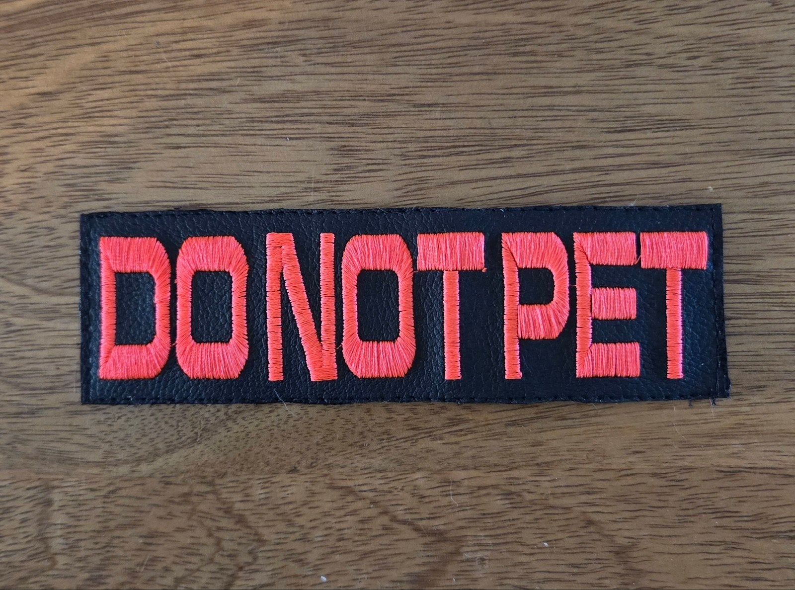 DO NOT PET honden klittenband label, Ophalen of Verzenden, Nieuw