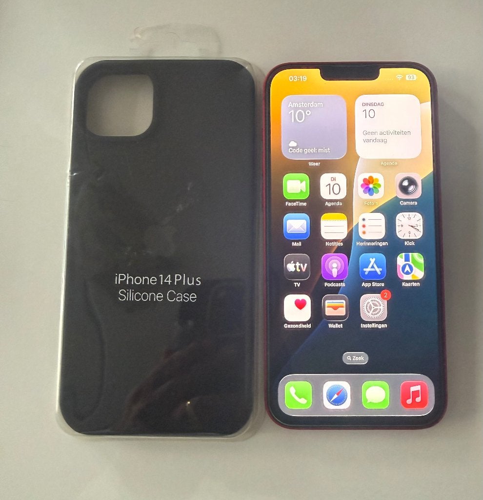 ZGAN IPhone 14 plus 128gb B.capaciteit 84% te koop/ruilen, Telecommunicatie, Mobiele telefoons | Apple iPhone, Ophalen, 128 GB