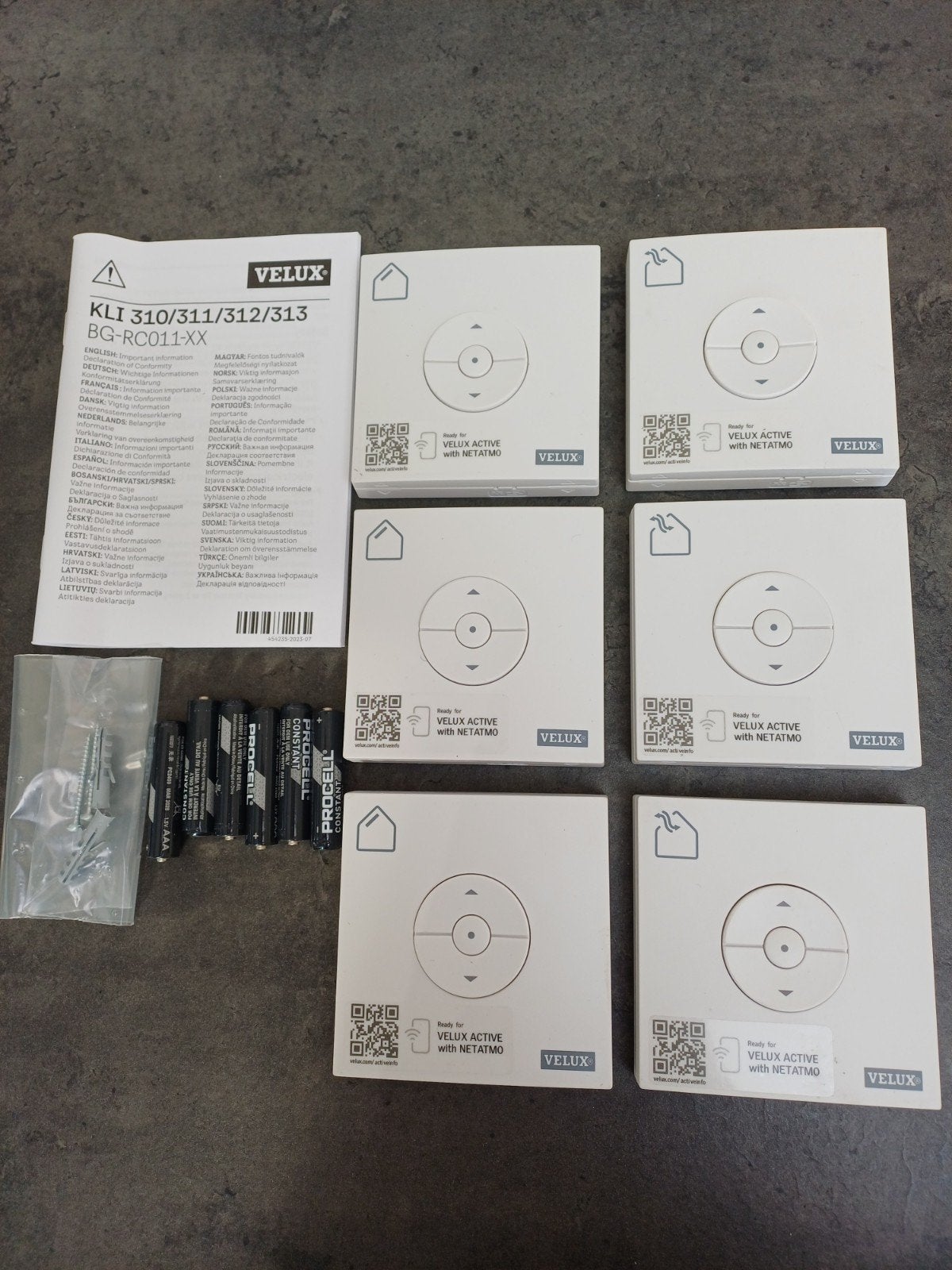 VELUX INTEGRA Draadloze Schakelaar voor Dakramen/Rolluiken, Ophalen of Verzenden, Nieuw