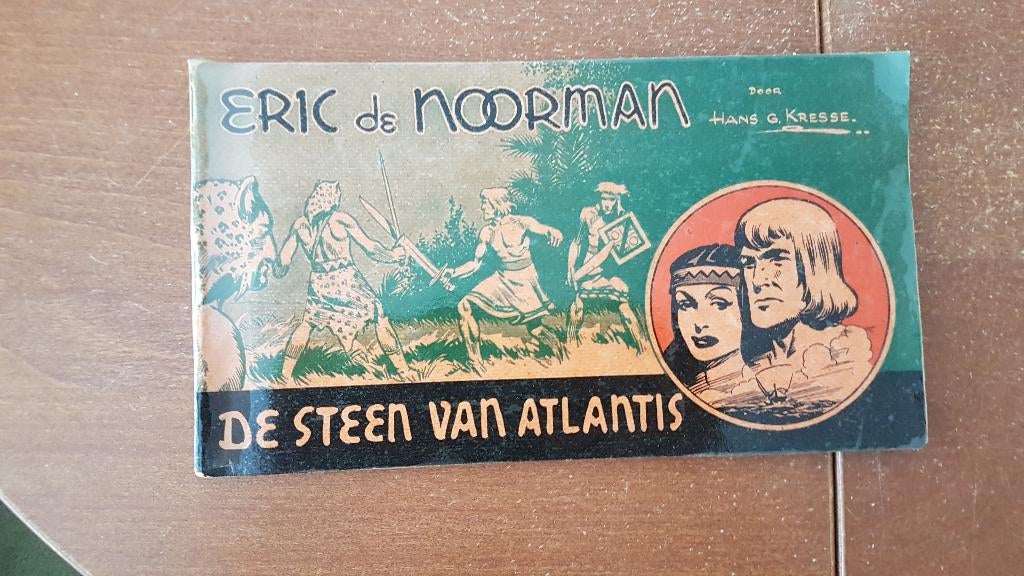Eric de Noorman  -  Deel  1  -  De Steen van Atlantis, Eén stripboek, Ophalen of Verzenden, Gelezen